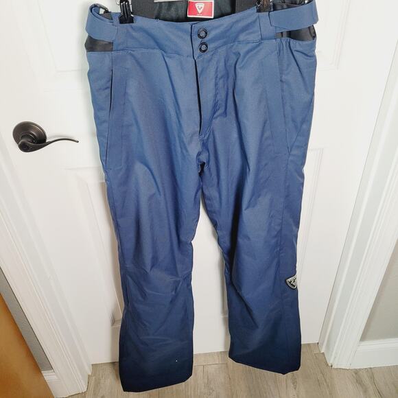 Rossignol Ski Snow Pants Suspenders Mens Medium Dark Navy Waterproof EU 48 FR 50 - Picture 3 of 16